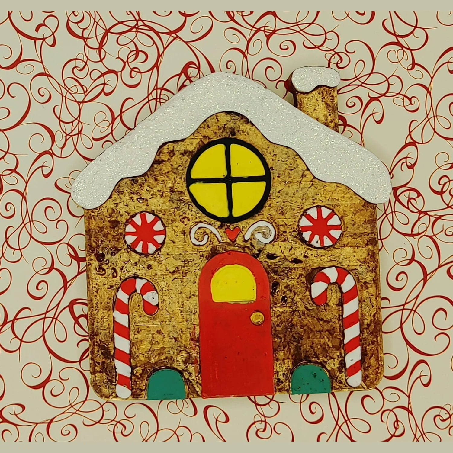 Gingerbread House Silicone Freshie Mold
