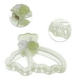 thumbnail image 5 of Unique Bargains Women Fashion Butterfly Rose Hair Clip Hairdo Clips Matte 1 Pc Light Green, 5 of 5