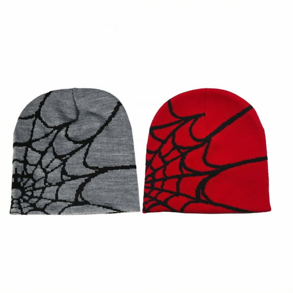 TELOLY 2Pcs Beanies Hats Men,Thick Knitted Material Beanies,High-Elastic Pullover Fit Mens Beanie,Multicolor1,OneSize