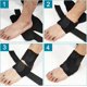 thumbnail image 4 of Ankle support brace with breathable adjustable wrap with elastic nylon foot cover, suitable for sports protection injury recovery plantar fasciitis Ac, 4 of 5