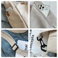 thumbnail image 4 of Bolso Mano Lona para Mujer Bolso Hombro Gran Capacidad para Al Aire Libre (blanco), 4 of 9