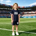 thumbnail image 2 of Kids Soccer Game 2026 Shirt Girls and Boys Mexico Shirts USA Soccer Football Tee Soccer Tops, 2 of 8