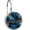 Blue Gold Abstract Marble, variant on Blue White Ocean Marble 12 Pack Shower Curtain Hooks, Decorative Shower Rings for Shower Curtain Rods, Stainless Steel, Rust Resistant, Round Curtain Hooks for Bathroom