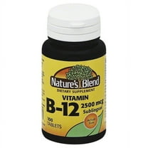 Nature's Blend Vitamin B-12 Tablets, 2500 mcg, 100 Count