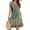 B139 Green summer tops for women clearance under $5, variant on Xqxayjr Summer Midi Dress with Pockets for Women Knee Length A-Line Loose Casual Church Graduation Dress Flowy Swing Short Sleeve V Neck Boho Tshirt Holiday Vacation Dress