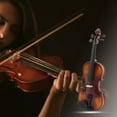 thumbnail image 1 of Violons Mats, Ensemble de Violons 4/4 Épicéa Ébène Mat pour Performance Vocale Couleur Antique, 1 of 7