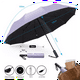 thumbnail image 2 of Paraguas Plegable Sangkee Sombrilla Resistente Al Viento Color Violeta 100% Protección UV, 2 of 8