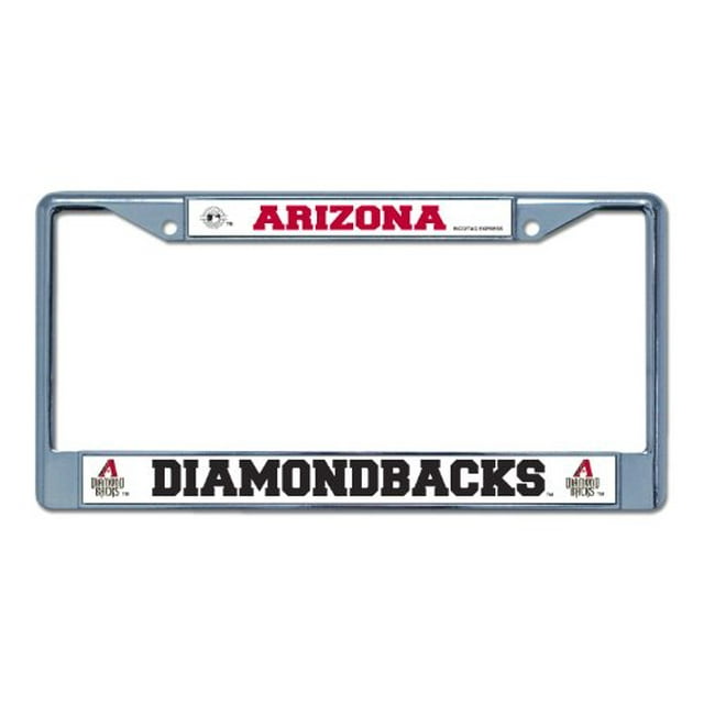 Arizona Diamondbacks Chrome License Plate Frame
