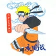 thumbnail image 2 of Naruto Shippuden Men's T-Shirt Kunai Strike Pose Graphic Print Crewneck Tee, 2 of 5