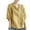 Yellow, variant on Plus Size Cotton Linen Blouses for Women Half Sleeves Vintage T Shirts Lounge Floral Embroidery Shirt Loose Fit Split V Neck Holiday Blouse Tops, M-4XL
