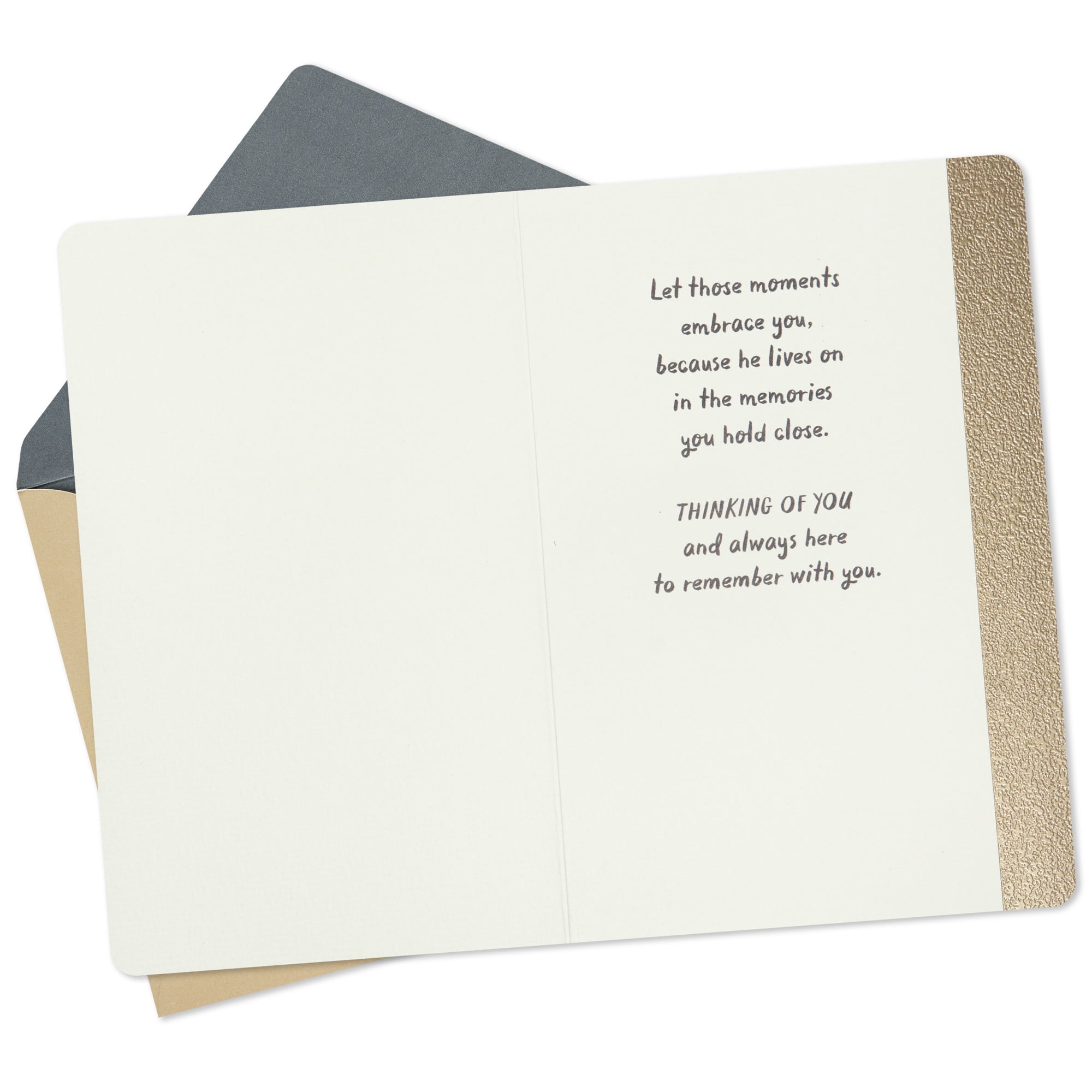 Hallmark Sympathy Card (The Memories You Hold Close)