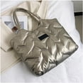 thumbnail image 3 of LinYooLi Puffer Tote Bag For Women Quilted Puffy Hobo Handbag Lightweight Padded Down Winter Shoulder Bag, 3 of 8