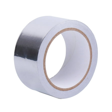 ORDDIART 1Pcs Aluminium Foil Heat Insulation Tape for Flue Seal 1.97x1968.5in