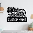 thumbnail image 5 of Handmadetneonsign US Flag Motorcycle Name Metal Wall Art LED Light, Dirt Motocross Bike Metal Sign, 5 of 5