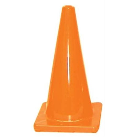 Olympia Sports CO086P 18 in. Traffic Cone - Orange