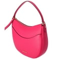 thumbnail image 4 of MIchael Kors Dover Large Half Moon Shoulder Bag Hobo Electric Pink Leather, 4 of 8