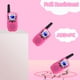 thumbnail image 2 of Walkie Talkies Retevis RT388 para niños de largo alcance, 1 km, color rosa, 2 of 9