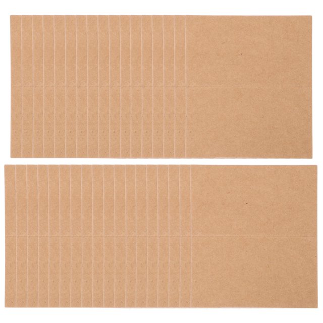 ELAYARD 35Ud Tarjetas De Papel Kraft Marrón Para Señalización Y Adornos De Escritorio