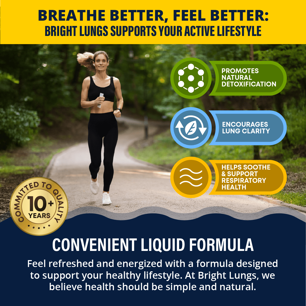 Rejuvica Health Bright Lungs 2 fl oz - Lung Detox Support Supplement - Grindelia, Lobelia, & More!