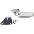 thumbnail image 5 of Nee haoww 2pcs Left & Right Side Chrome Manual Exterior Door Rear View Mirror Stainless Steel & Truck (2) Mirrors Without Auto-Dimming 996220 GM1320103, 5 of 10