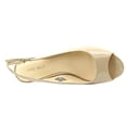thumbnail image 3 of nine west able women  open toe synthetic nude platform sandal, 3 of 4
