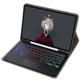 thumbnail image 3 of Samsung Galaxy Tab S6 Lite A610B Leather Case with Backlit Bluetooth Keyboard, 3 of 5