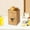 Yellow, variant on Kraft Paper Storage Bags for Food - Washable Leak- for Snacks Cookies Vegetables and Sandwiches Reusable Grocery Packaging Safe for Direct Food Contact - Black