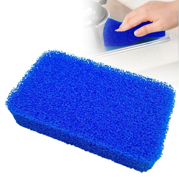 Kitchen Cleaning Supplies,Silicone Cleaning Sponge For Kitchen Non Scratch Dishwashing Scrubber Pot & Pan Cleaner Reusable Dish Sponge For Stubborn Stains & Removal