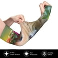 thumbnail image 2 of Fotbe Flower Crown Guinea Pig Mangas para Brazos con Protección Solar UV- Cubrebrazos para Tatuajes – Mangas Deportivas Refrigerantes UPF 50 para Hombre y Mujer, 2 of 7
