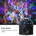 thumbnail image 4 of LEDs Ball Light Projector Light Bluetooth Music Speaker Player 360° Rotation Projector for Bedroom DJ Party Lamp USB Powered Projector Night Light, 4 of 7