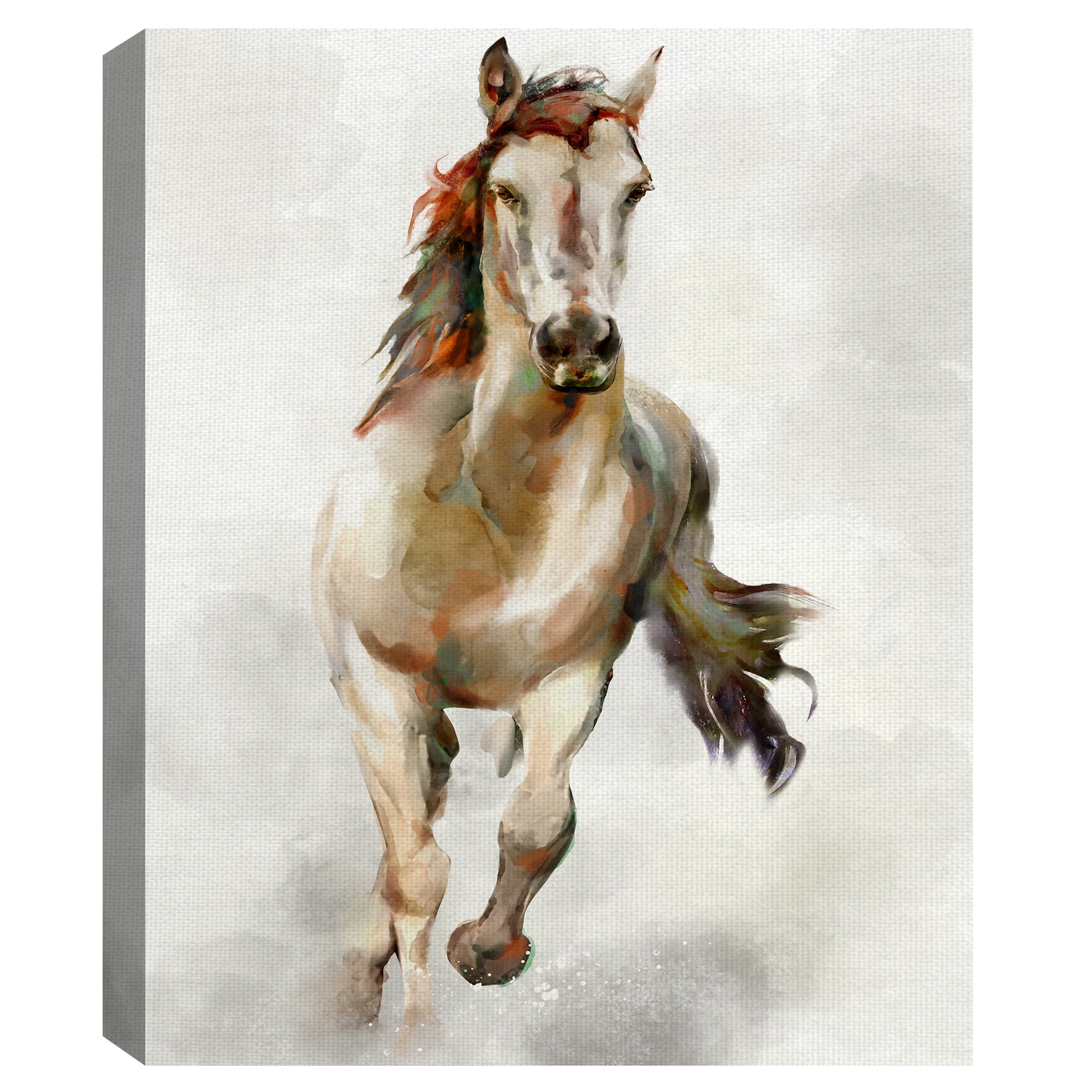 Sentosphere Aquarellum Horses Magic Watercolor Painting Kit - 3 Canvases, 9 Washable Inks, Ages 8+
