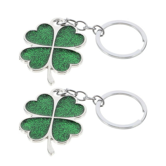 2 PCS Four Leaf Keychain Mini Backpack Keychains