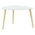 thumbnail image 4 of Tvilum Emery Small Coffee Table with Oak legs-Color:White, 4 of 6