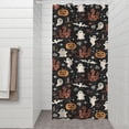 thumbnail image 2 of Vintage Halloween Scene Pattern Shower Curtain 36"x72" ,Bathroom Decorative Shower Curtains Set with 12 Hooks,Modern Waterproof Washable Shower Curtain, 2 of 6