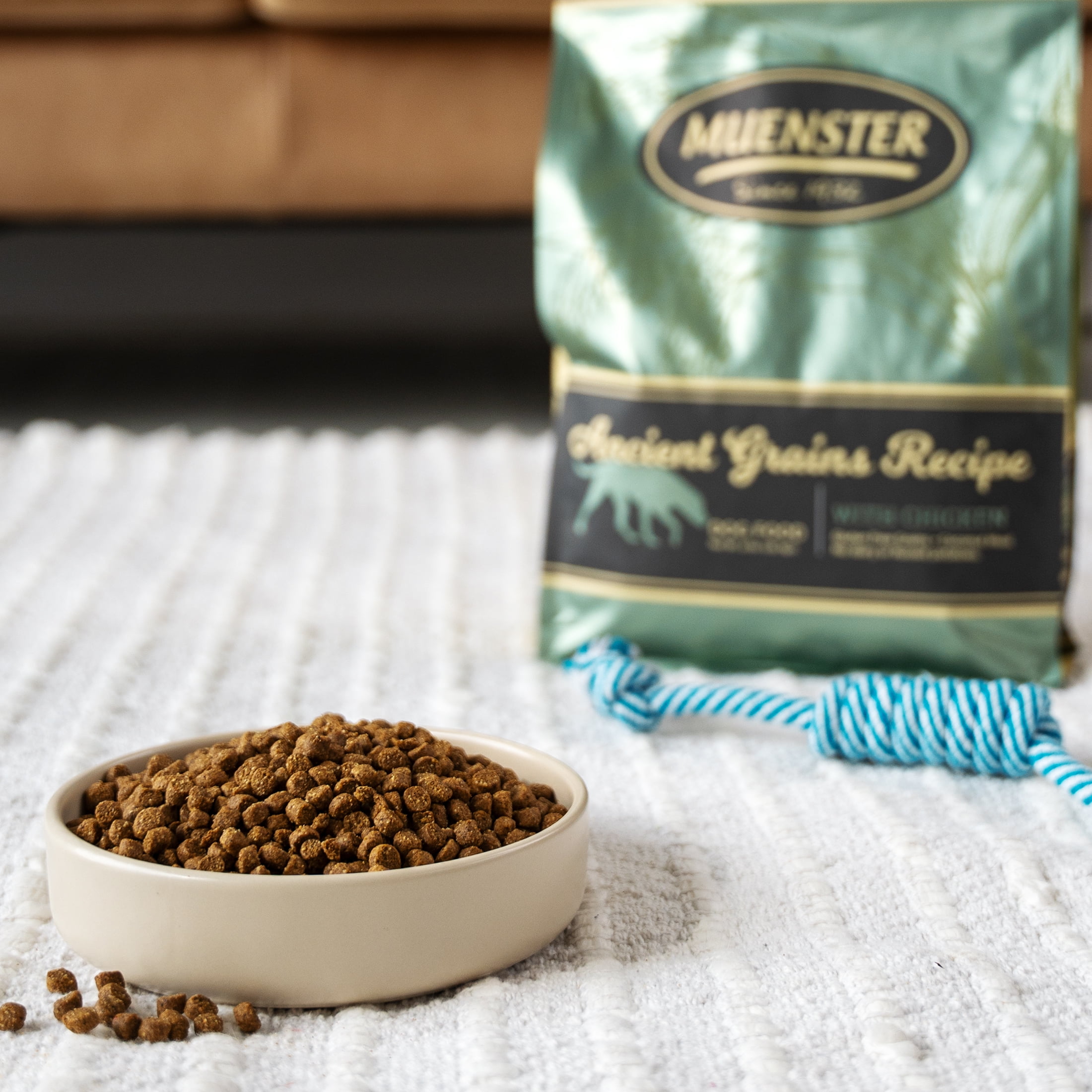 Muenster Ancient Grains Chicken Dog Food, All Life Stages, 4 lb Bag