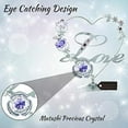 thumbnail image 3 of Valentine’s Day Gift for Wife – Matashi Chrome Plated Silver “Love” Tabletop Sculpture with Crystals, for Women, Grandma, Mother’s Day Gift, 3 of 8