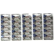 50 Pack Maxell Lr44 Ag13 357 Button Cell Battery New Hologram Package Walmart Com Walmart Com