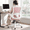 Plastic Base-Pink, variant on CELTOSS Ergonomic Office Chair, Wide Seat with Flip-Up Armrests, Lumbar Support, Adjustable Height, Comfy Home Task Computer Chair, Steel Base, Purple