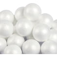thumbnail image 1 of LOMIMOS Bolas de Espuma para Manualidades 40 unidades de 7,5 cm Blancas para Decoración DIY, 1 of 7