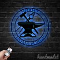 thumbnail image 4 of Handmadetneonsign Home Forge Metal Wall Art Light, Blacksmith Metal Sign Wall Decor, House Metal Decor 56905, 4 of 5