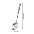 thumbnail image 2 of 1PC Stainless Steel Kitchen Utensils Metal Cooking Tools Long Handles Spatula, Slotted Spoon, Pasta Server Heat-Resistant for Cooking, Serving, Flipping - Dishwasher Safe, 2 of 2