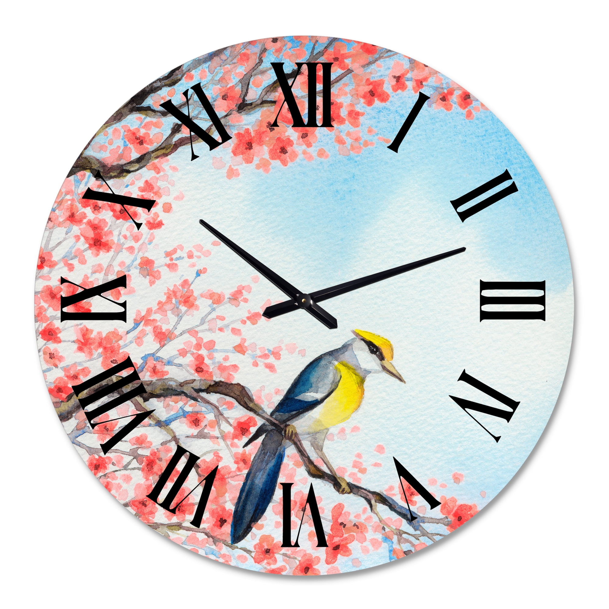 Designart 1 in Quartz Traditional Wall Clock