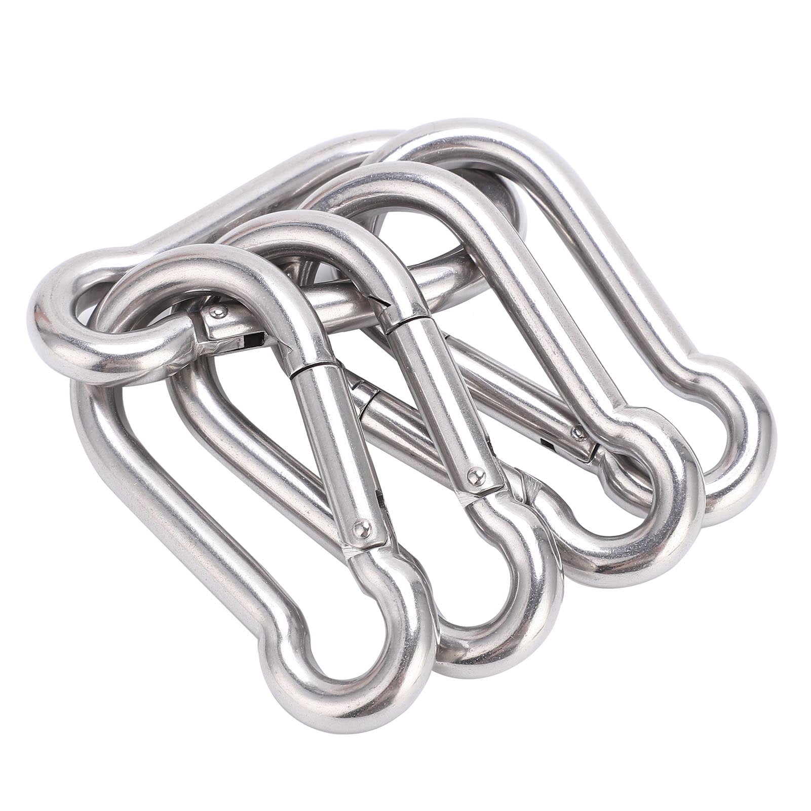Details about   Hot Mountaineering Rock Climbing Shackle 316 Steel Rotation Connect Snap Hook 