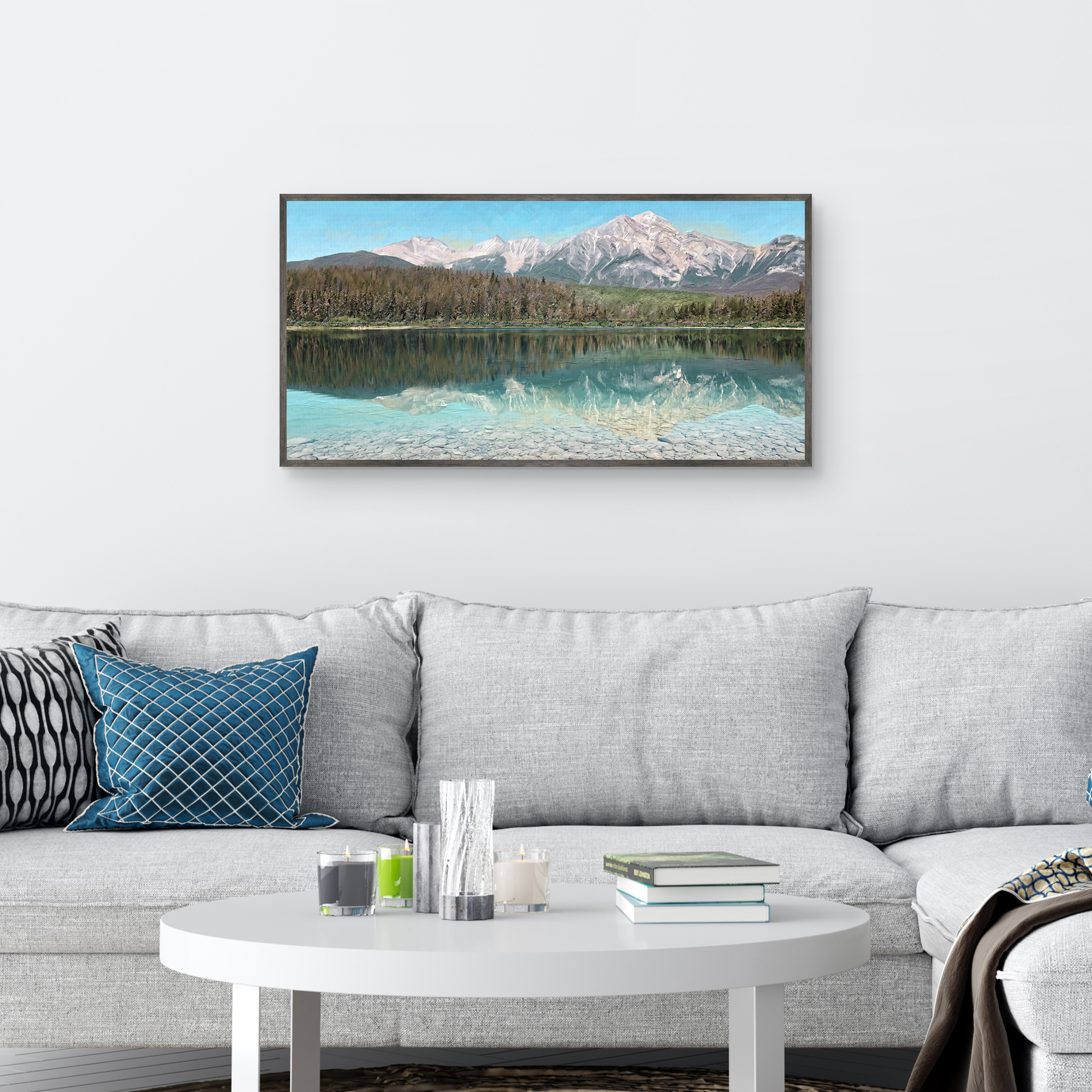 Majestic Reflections by Studio Arts Framed Canvas Art Print