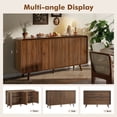 thumbnail image 7 of Sideboard with Rounded Corners, Sideboards and Buffets, Elegant Storage for Dining or Living Spaces, 55.3"W x 15.8"D x 31.7"H, 7 of 7