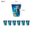 thumbnail image 3 of Juego de globos con temática de Frozen 2 de Disney, decoraciones de cumpleaños de Elsa y Anna, vajilla desechable, platos de papel de la Reina de las Nieves, suministros para fiestas, 3 of 5