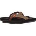 thumbnail image 6 of Flojos 842998106599 Mens Logan Leather Sandals, Black & Olive - Size 14, 6 of 6
