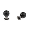thumbnail image 4 of AMLESO 10 Pieces Round Rivets Pearl Rivets Decorative Rivets Decorative Rivets Clothing gloss black, 4 of 8
