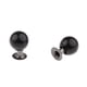 thumbnail image 4 of 20 juegos de tachuelas de remaches redondos de cúpula de perlas para artesanía en cuero, accesorios de artesanía de moda DIY de 8 mm negro brillante Baoblaze Perla remache, 4 of 8