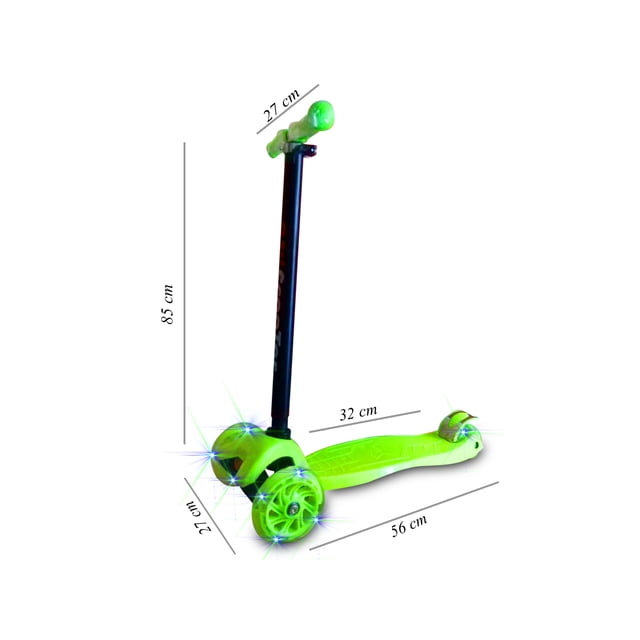 Patin del diablo o scooter con luz niño Toy Contrapeso entrenador